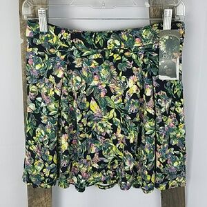 3/$24 Ambar women 2 A-Line skirt floral above knee